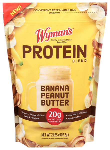 Wyman's Banana Peanut Butter Protein Blend Frozen