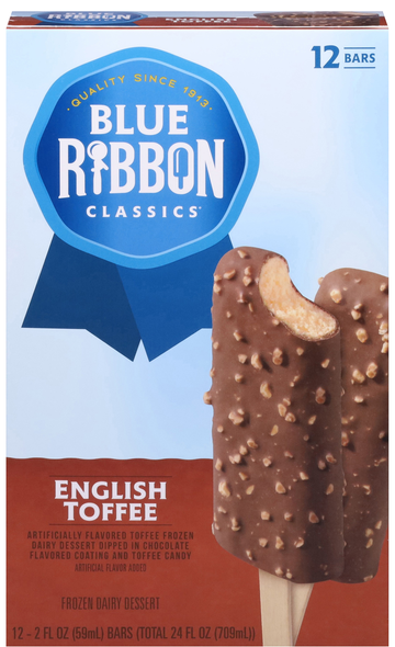 Blue Ribbon Classics English Toffee Bars - 12 ct