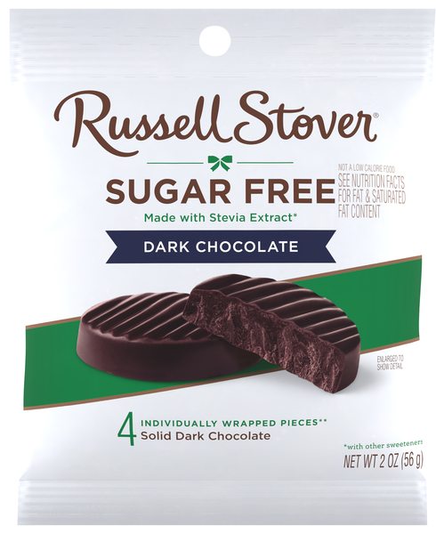 Russell Stover Sugar Free Dark Chocolate Candy