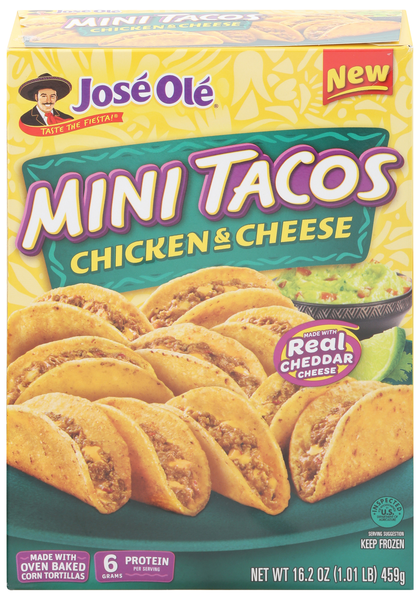 Jose Ole Chicken & Cheese Mini Tacos Frozen