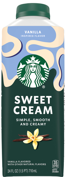 Starbucks Sweet Cream Vanilla Flavored Coffee Creamer