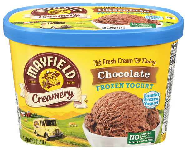 Mayfield Creamery Low Fat Chocolate Frozen Yogurt