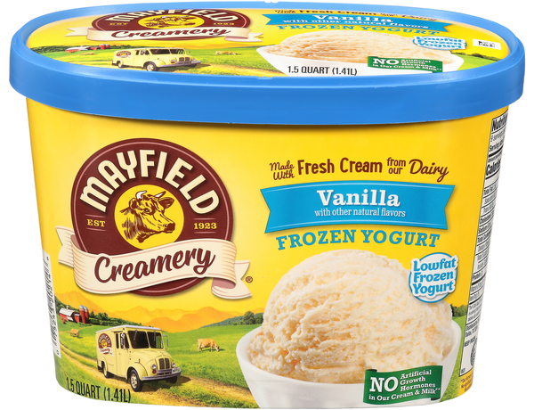 Mayfield Creamery Low Fat Vanilla Frozen Yogurt