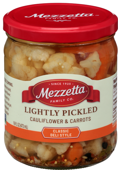 Mezzetta Classic Deli Style Lightly Pickled Cauliflower & Carrots