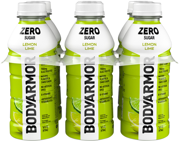 BODYARMOR Zero Sugar Lemon Lime Sports Drink - 6 pk