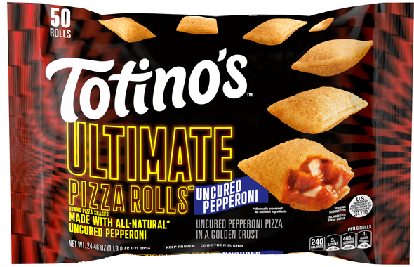 Totino's Ultimate Uncured Pepperoni Pizza Rolls Frozen Snacks - 50 ct