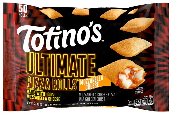 Totino's Ultimate Mozzarella Cheese Pizza Rolls Frozen Snacks - 50 ct
