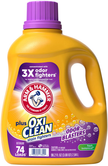 Arm & Hammer Plus OxiClean Fresh Botanical Liquid Laundry Detergent