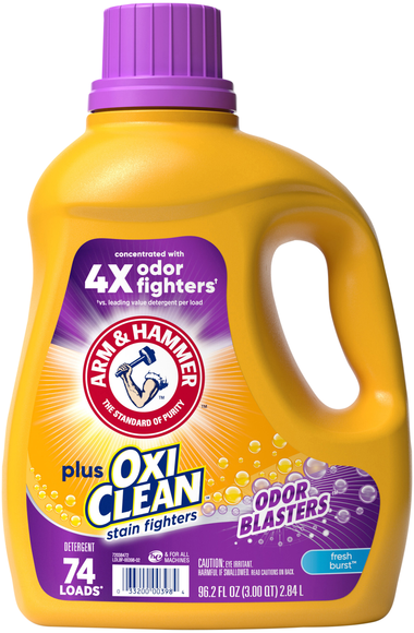 Arm & Hammer Plus OxiClean Fresh Burst Liquid Laundry Detergent