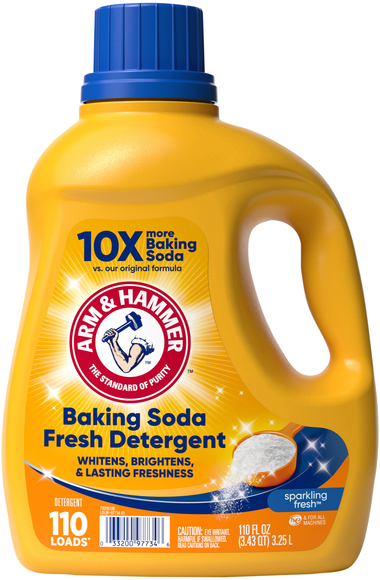Arm & Hammer Sparkling Fresh Scent Baking Soda Liquid Laundry Detergent