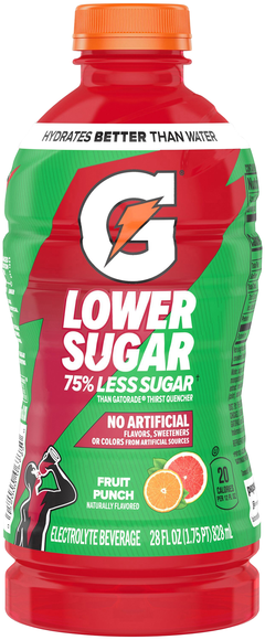 Gatorade Lower Sugar Fruit Punch Electrolyte Beverage
