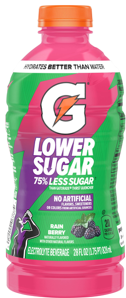 Gatorade Lower Sugar Rain Berry Electrolyte Beverage