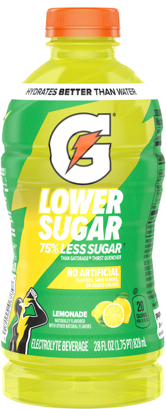 Gatorade Lower Sugar Lemonade Electrolyte Beverage