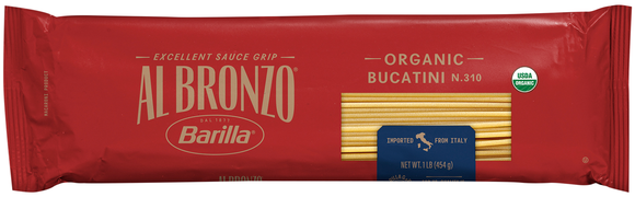 Barilla Al Bronzo Organic Bucatini Pasta