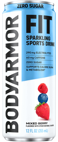 BODYARMOR Fit Zero Sugar Mixed Berry Sparkling Sports Drink