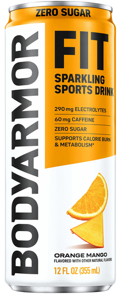 BODYARMOR Fit Zero Sugar Orange Mango Sparkling Sports Drink