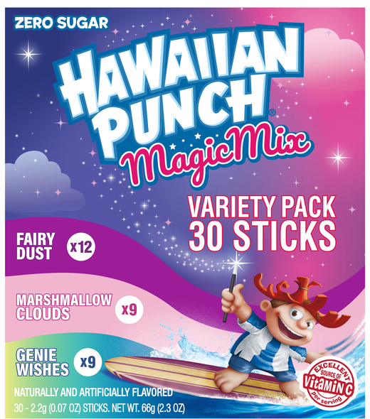Hawaiian Punch Zero Sugar Magic Mix Drink Packets - 30 ct