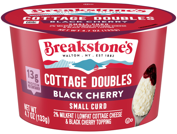 Breakstone's Cottage Doubles Black Cherry Small Curd Cottage Cheese