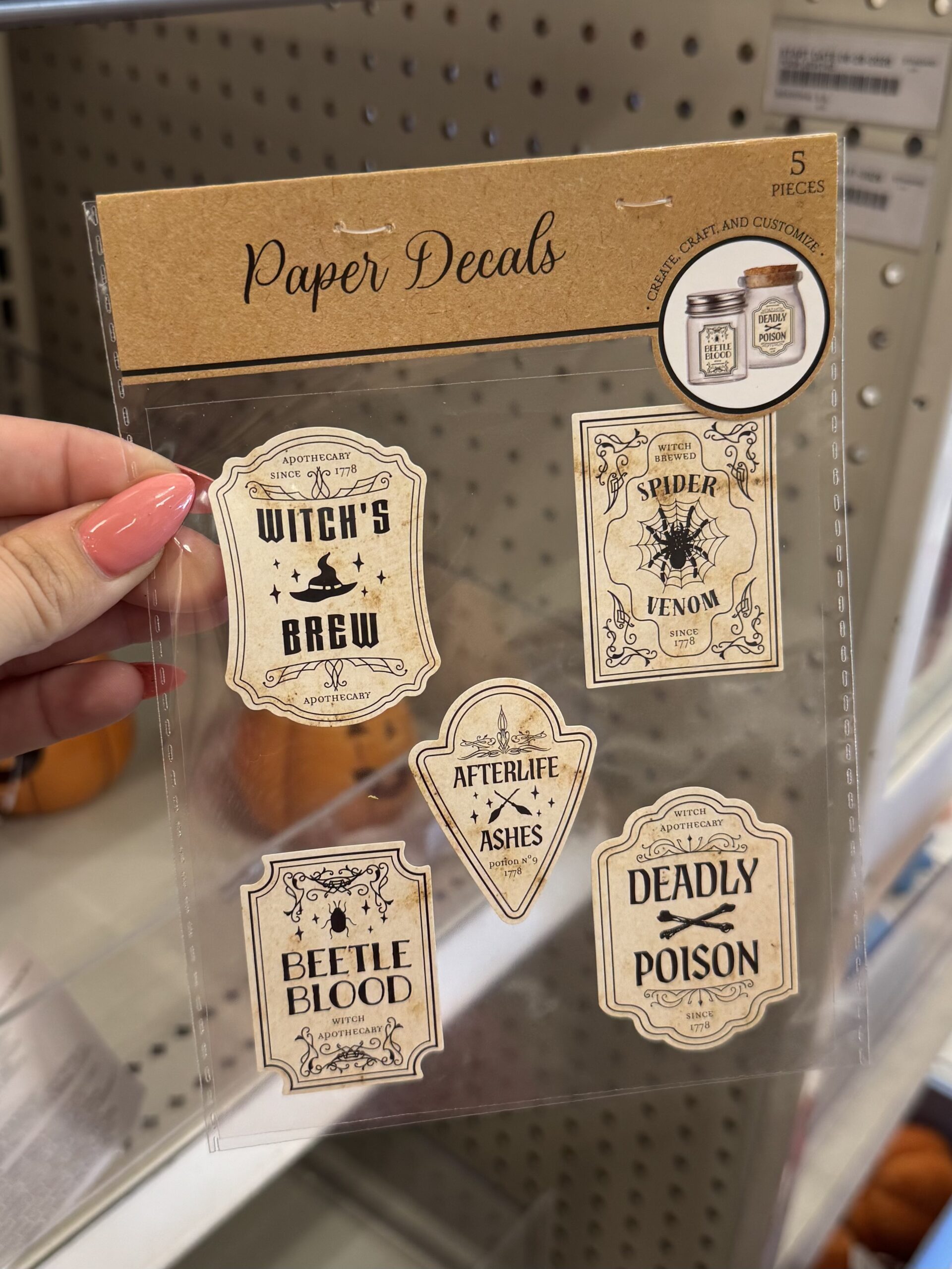 Paper Decals - in store