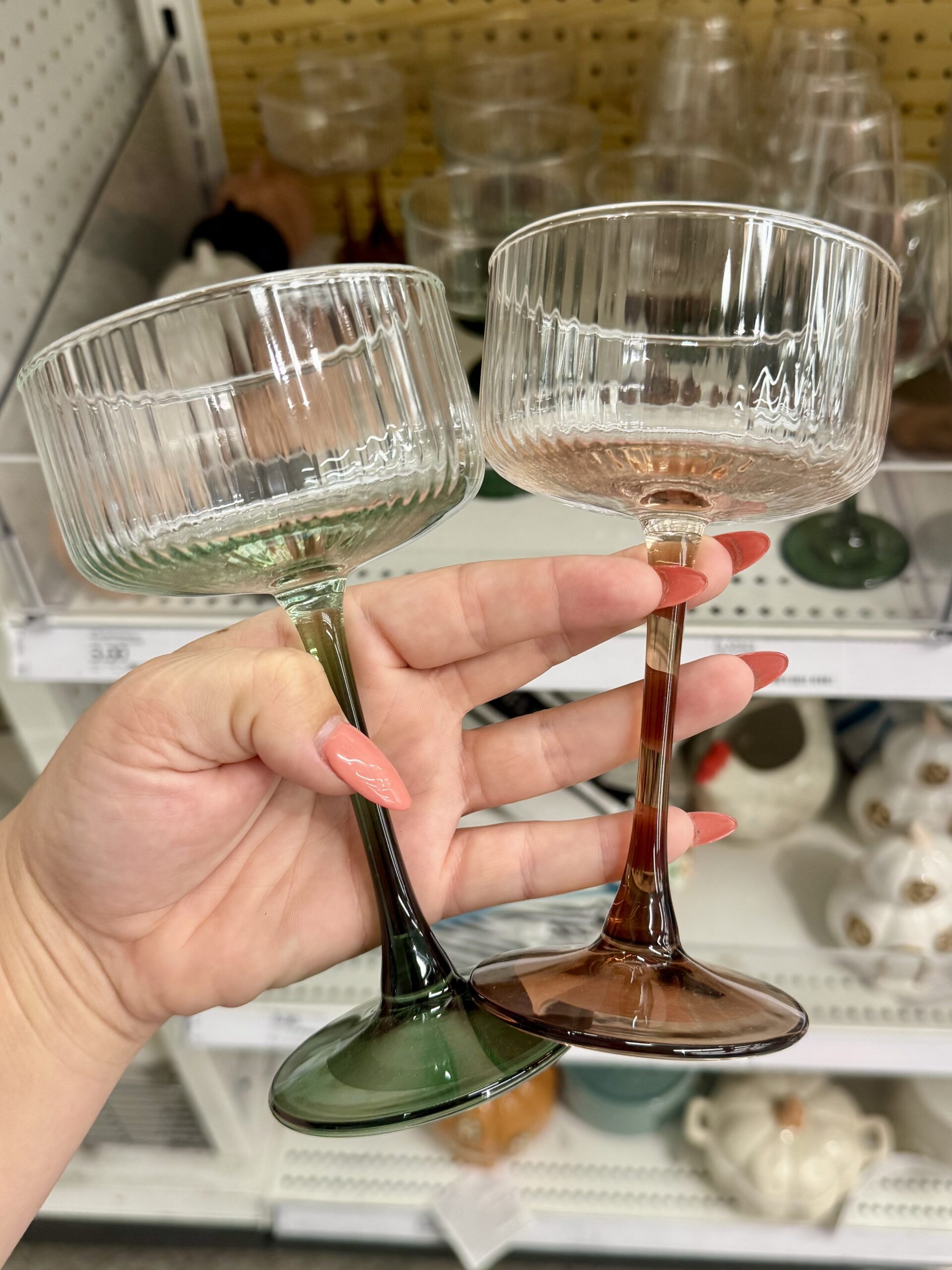 Threshold Ribbed Glass Coupe - in store