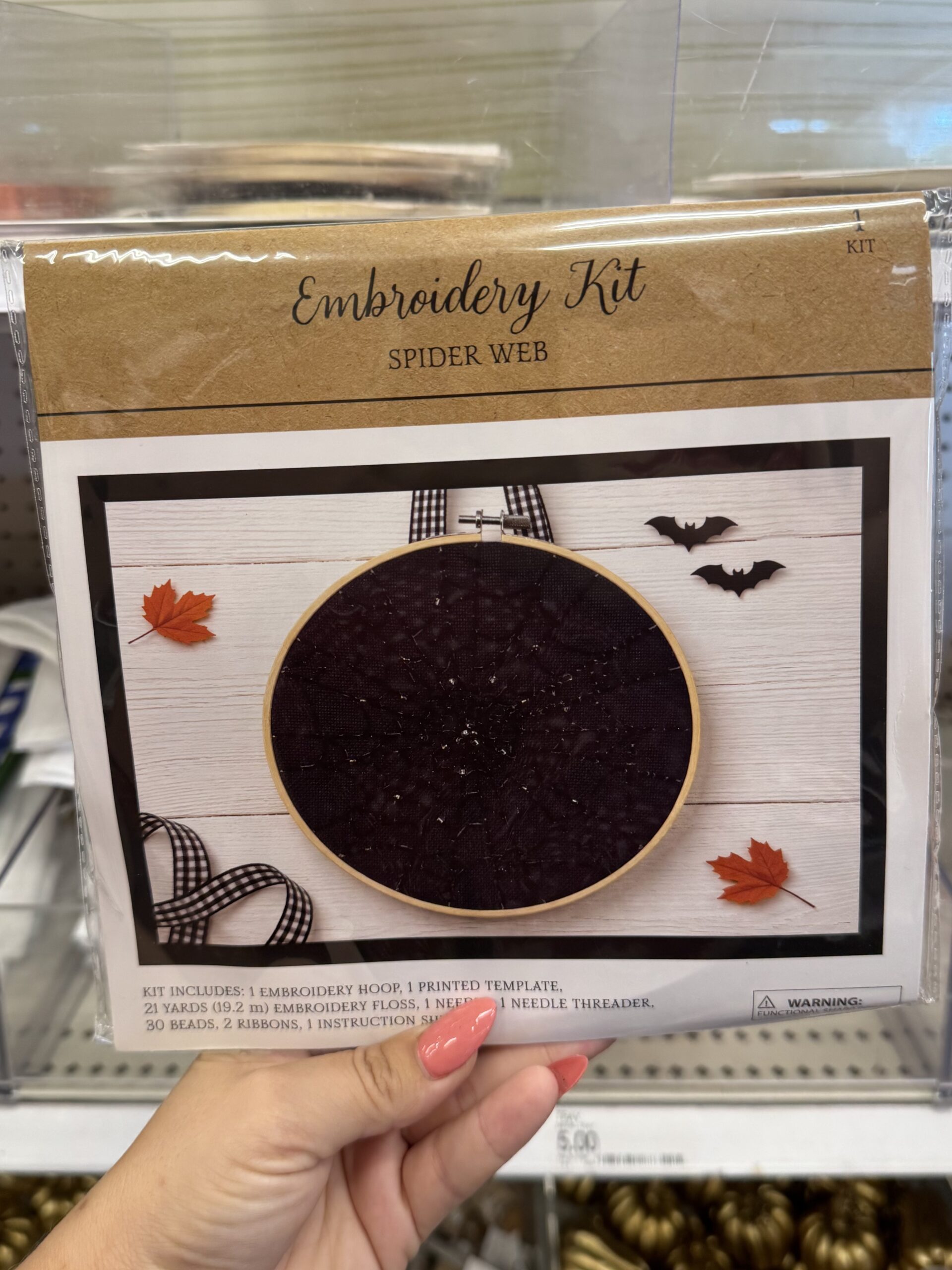 Abris Art Cross-stitch kit Caramel spider web AH-085 - in store