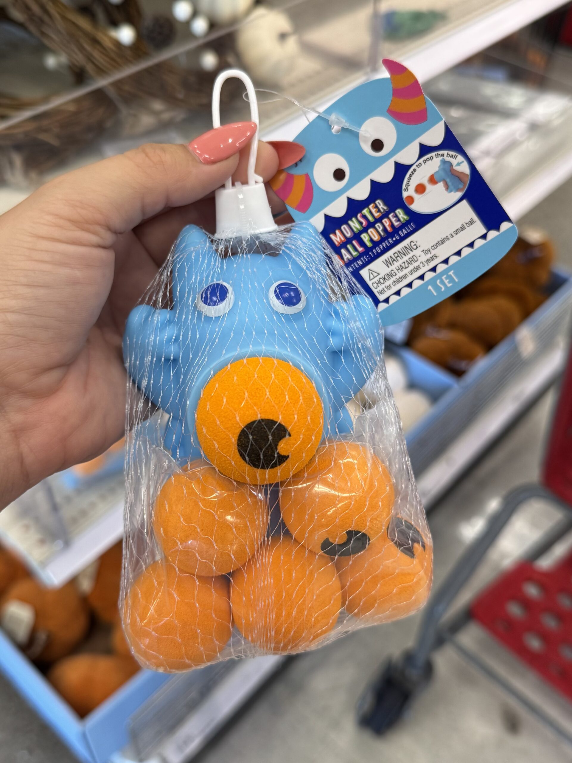 Monster Ball Popper Blue - Bullseye's Playground™ - in store