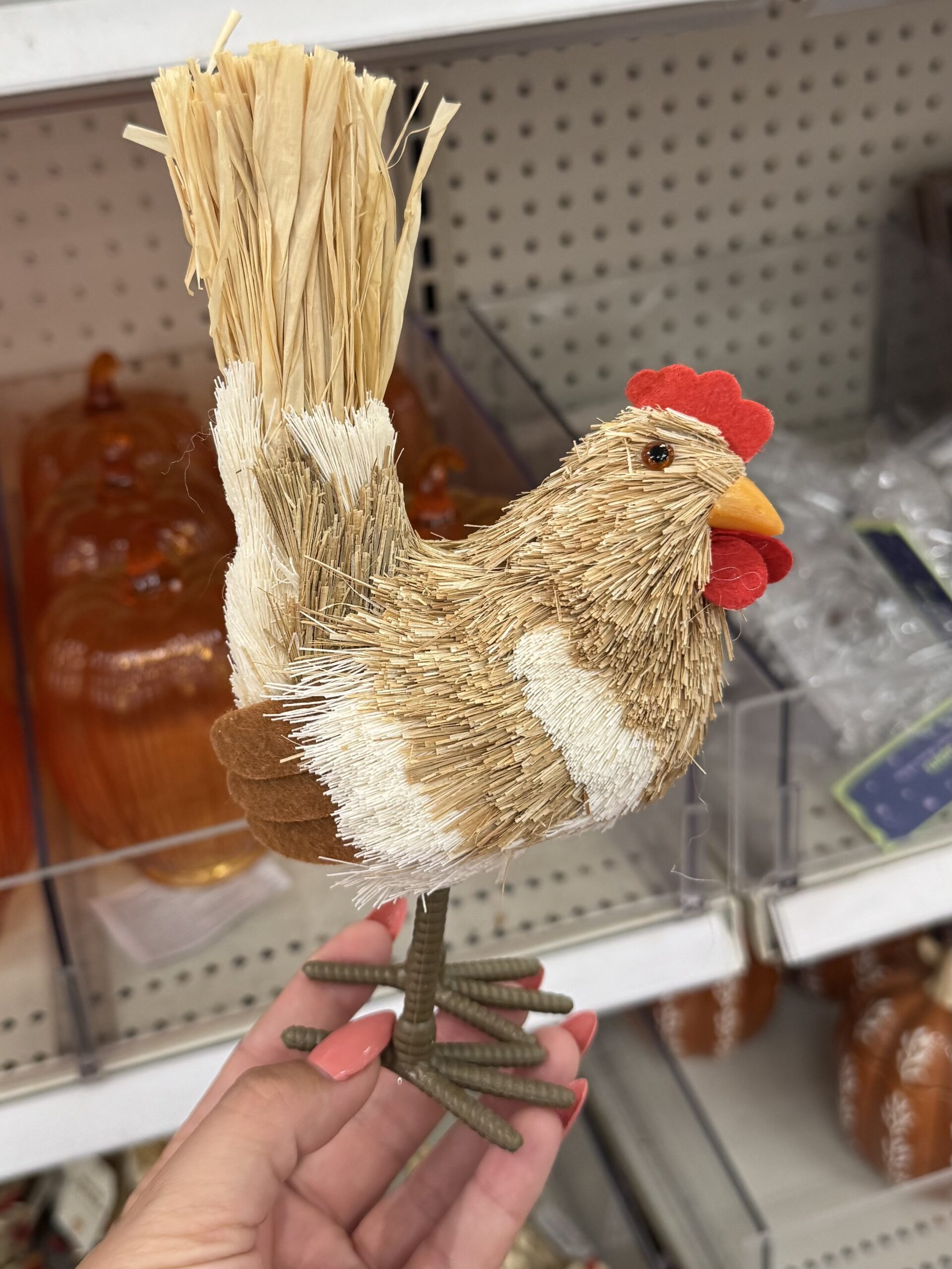 Threshold Straw Rooster - in store