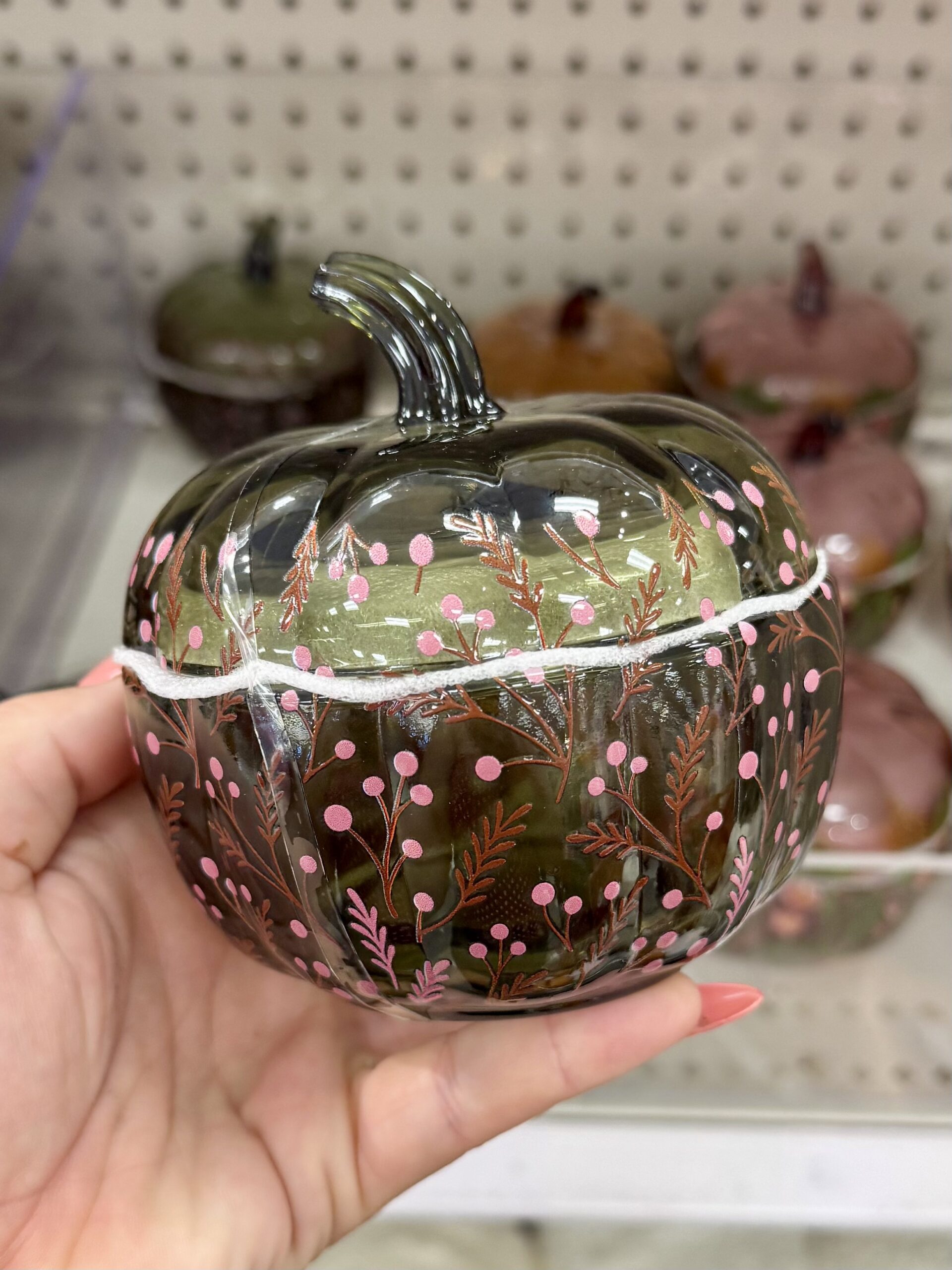 Bullseye's Playground Glass Pumpkin - in store