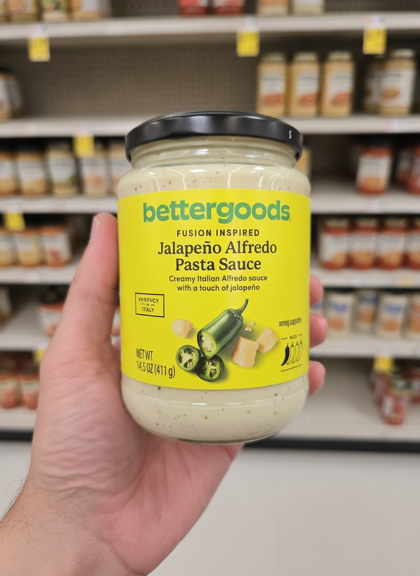 bettergoods Jalapeño Alfredo Pasta Sauce