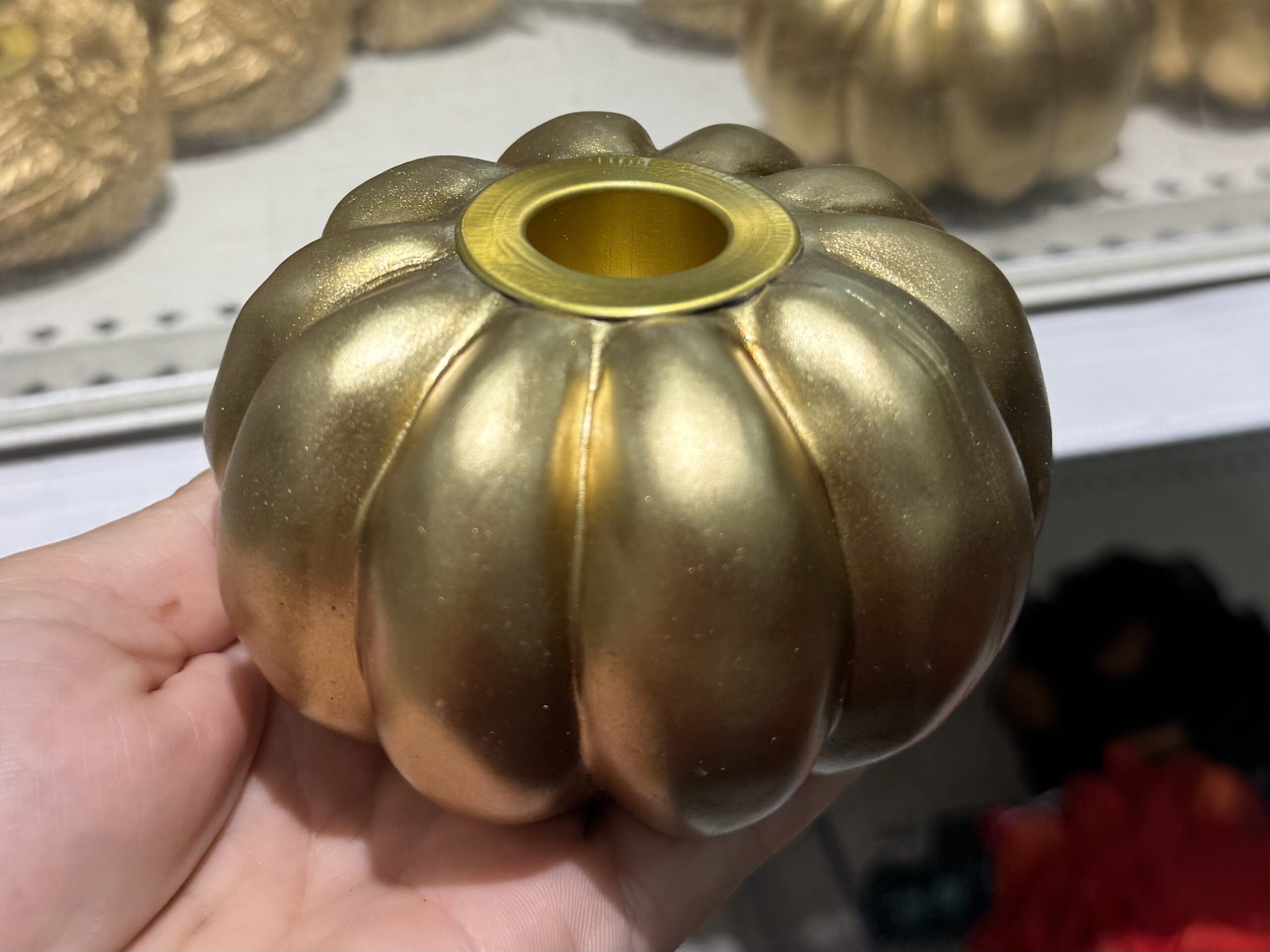Threshold Gold Pumpkin Decor - in store