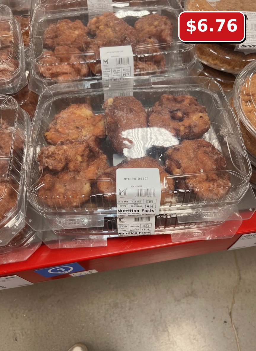 Member's Mark APPLE FRITTERS 6 CT