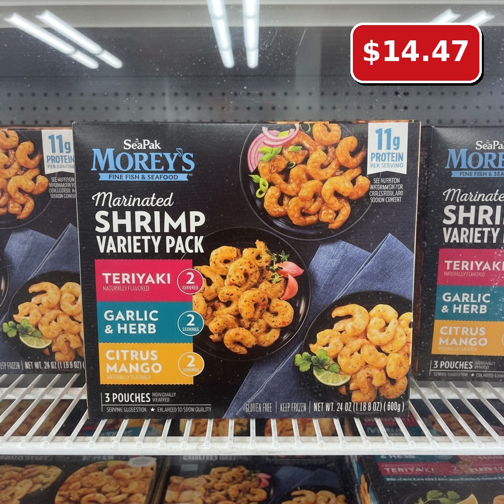 SeaPak Morey's Marinated Shrimp Variety Pack