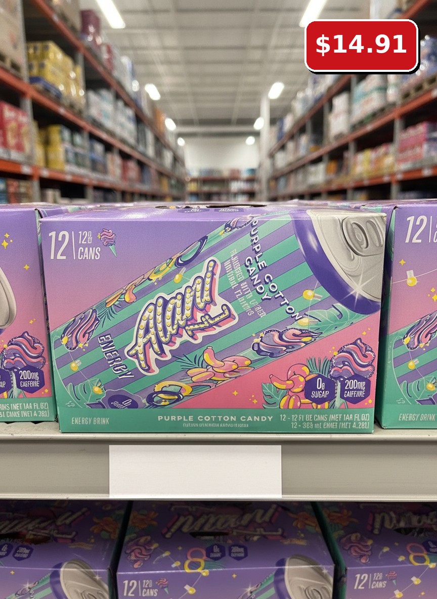 Alani Nu Energy Drink Purple Cotton Candy