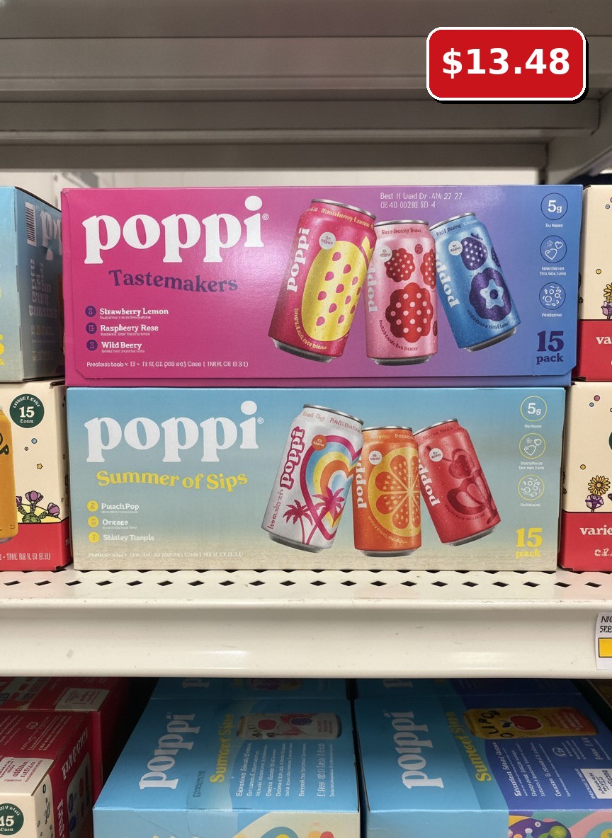 poppi Tastemakers Prebiotic Soda
