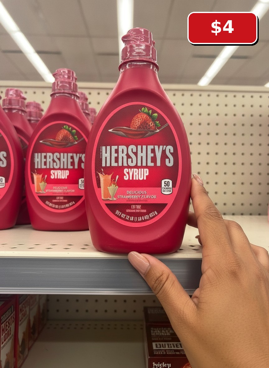 HERSHEY'S SYRUP DELICIOUS STRAWBERRY FLAVOR
