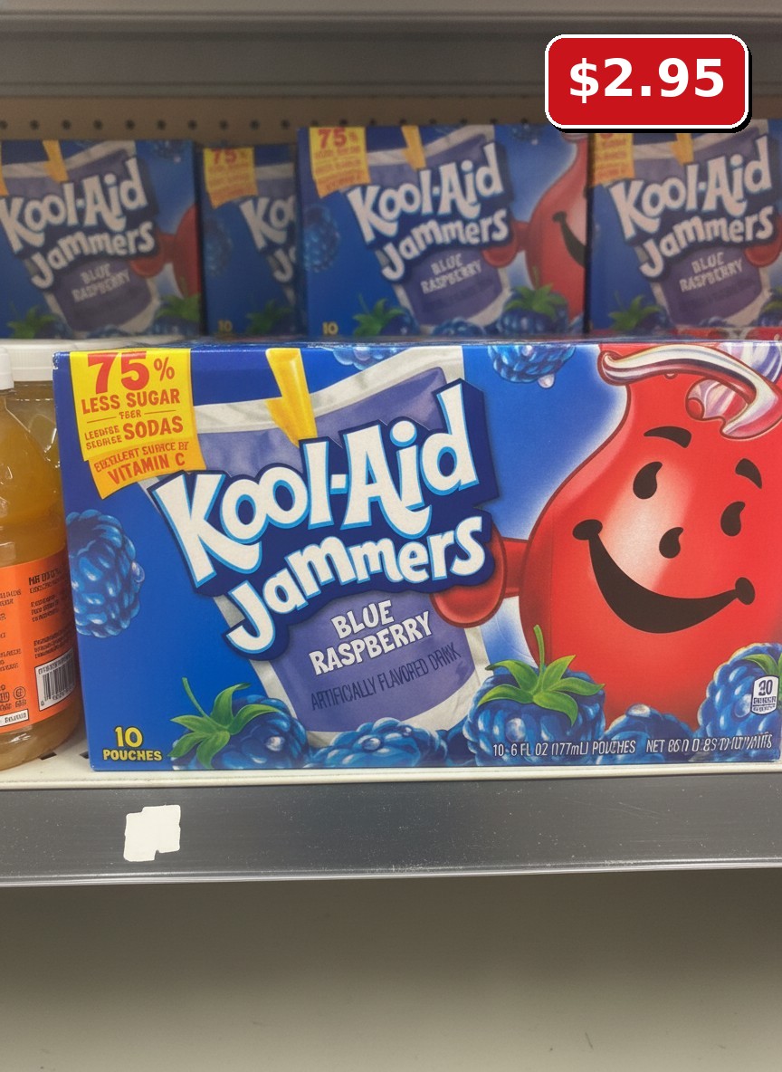 Kool-Aid Jammers Blue Raspberry Artificially Flavored Drink