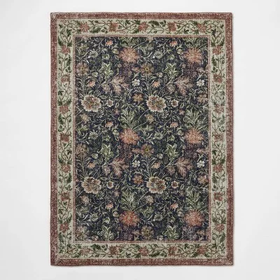 7'x10' Tufted Persian Floral Area Rug - Threshold™ designed with Studio McGee