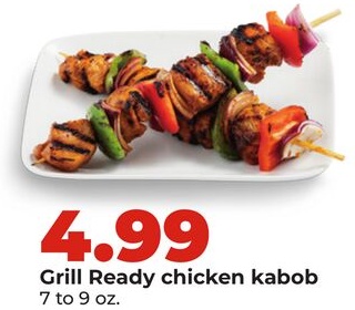 Grill Ready chicken kabob