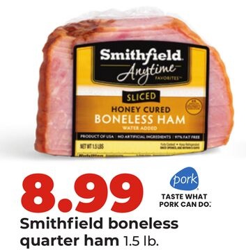 Smithfield boneless quarter ham
