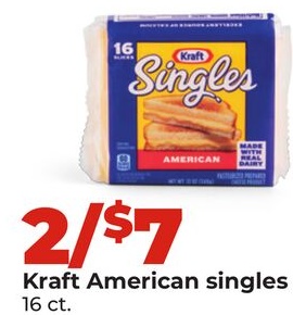 Kraft American singles
