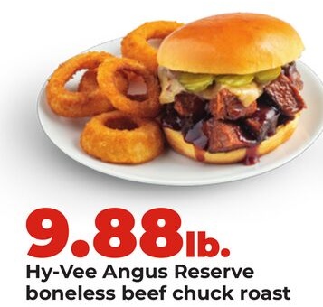 Hy-Vee Angus Reserve boneless beef chuck roast
