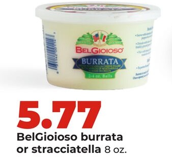 BelGioioso burrata or stracciatella
