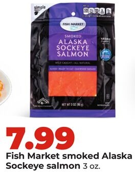 Fish Market smoked Alaska Sockeye salmon
