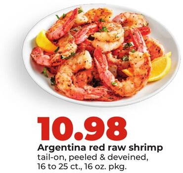 Argentina red raw shrimp