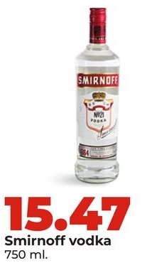 Smirnoff vodka