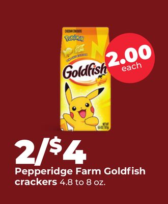 Pepperidge Farm Goldfish crackers