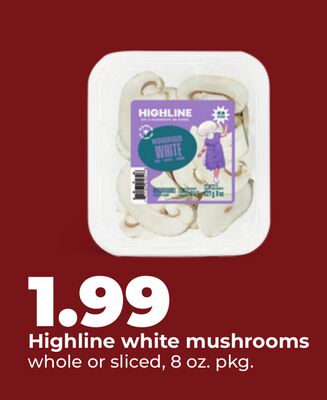 Highline white mushrooms