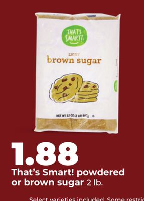 That's Smart! powdered or brown sugar