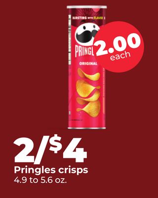 Pringles crisps