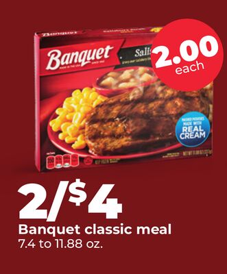 Banquet classic meal